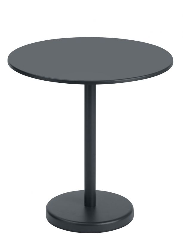 Linear Steel Café Table Outdoor Side Table Muuto 
